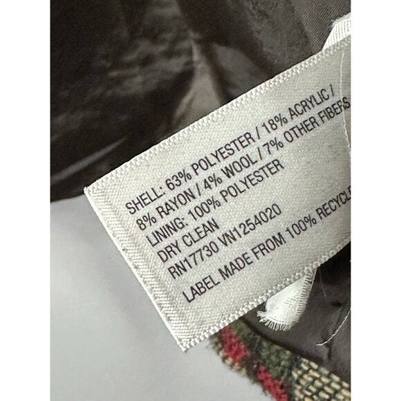 Mossimo Women's SP Tweed Aztec Winter-Fall Belted Coat With Hood Pockets Boho - Picture 9 of 11